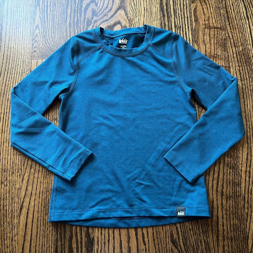 REI Midweight Base Layer Crew Top - Kids' (Small 8Y)